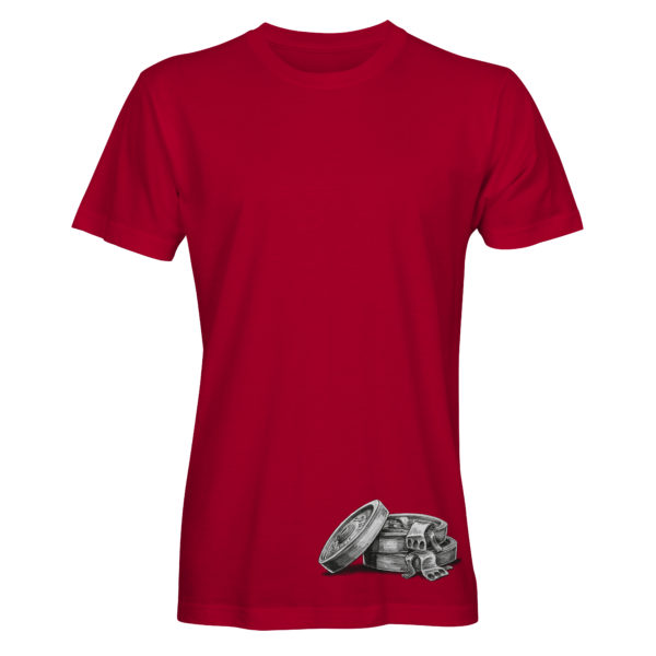 Weight Plates Red Tee
